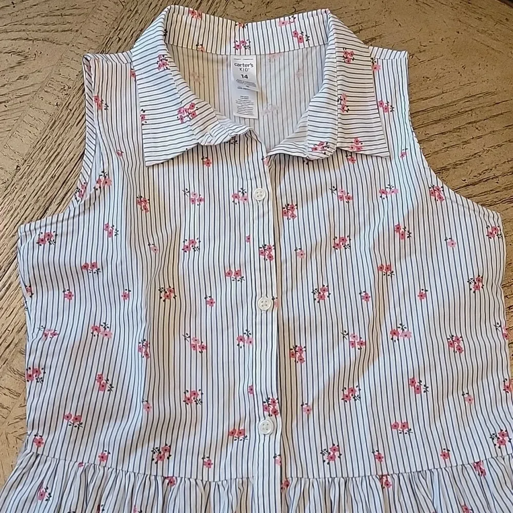 Floral summer dress size 14 Carters